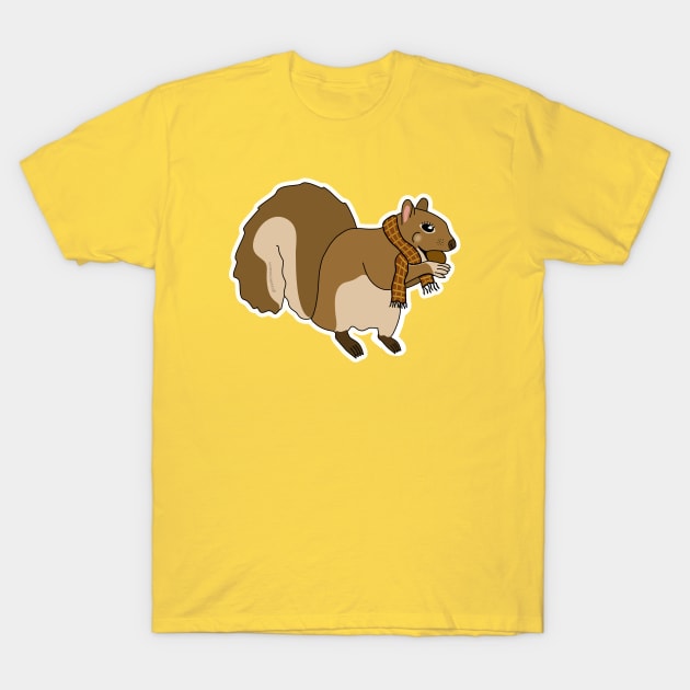 Fashionable Squirrel T-Shirt by crankycranium